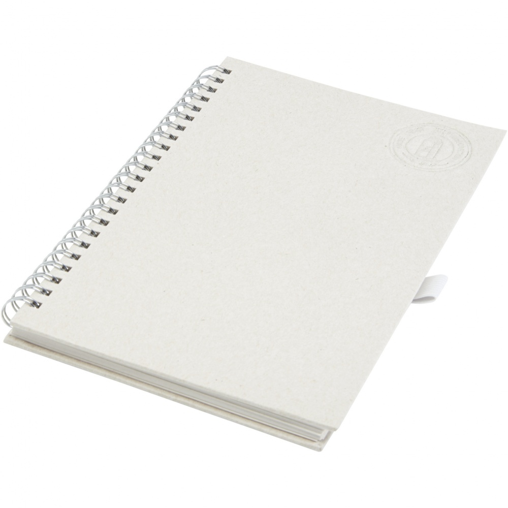 Logotrade promotional merchandise picture of: Dairy Dream A5 size reference recycled milk cartons spiral notebook